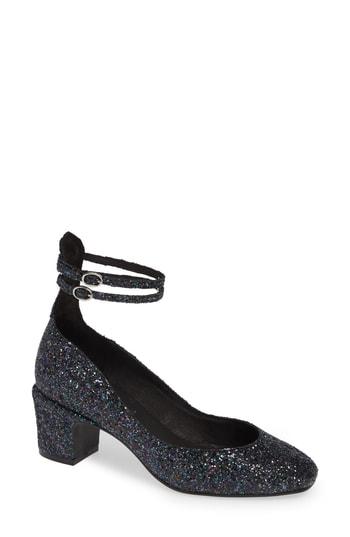 Women's Free People Lana Ankle Strap Pump Us / 38eu - Blue