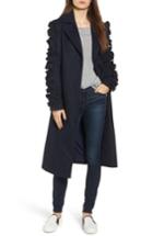 Women's The Fifth Label Narrative Ruffle Sleeve Coat - Blue