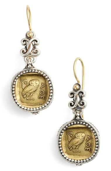 Women's Konstantino 'athena Owl' Drop Earrings