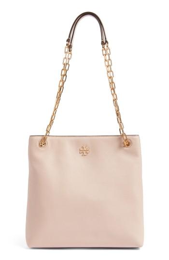 Tory Burch Frida Swingpack Leather Crossbody Bag - Beige