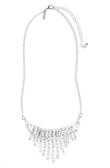 Women's Topshop Crystal Chain Necklace