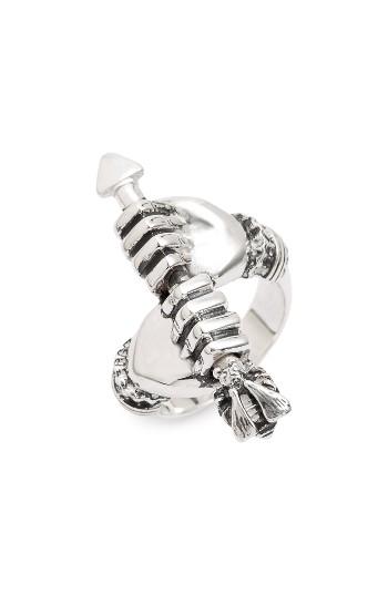 Men's Gucci Sterling Silver Arrow Ring