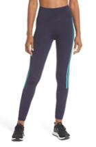 Women's Adidas Believe This 3-stripes High Waist Ankle Leggings - Blue