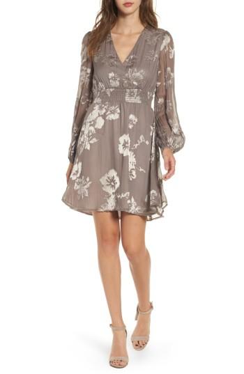 Women's Astr The Label Mabeline Fit & Flare Dress - Purple