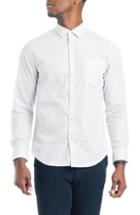 Men's Good Man Brand Slim Fit Compass Dot Sport Sport Shirt, Size - White