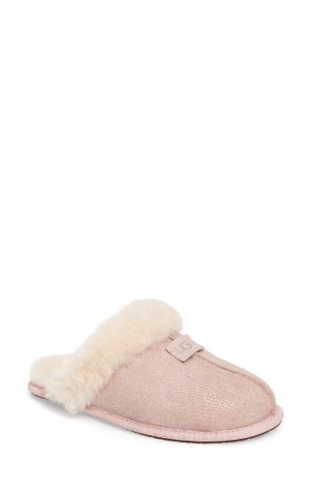 Women's Ugg Scuffette Ii Snake Embossed Slipper M - Pink