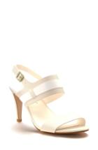 Women's Shoes Of Prey Strappy Slingback Sandal .5 B - White