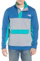 Men's The North Face Alphabet City Fleece Pullover - Blue