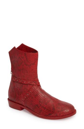 Women's Free People Alamosa Slouchy Bootie -6.5us / 36eu - Red