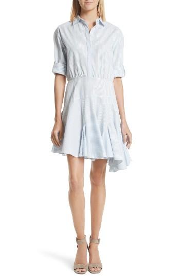 Women's Grey Jason Wu Stripe Cotton Dress