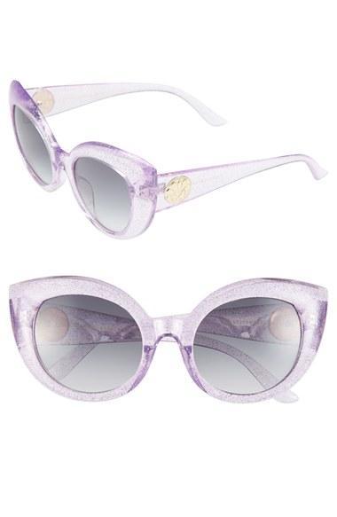 Crap Eyewear 'the Diamond Brunch' 58mm Sunglasses Gloss Purple Glitter