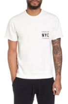 Men's Reigning Champ Cutoff Short Sleeve Sweatshirt - White