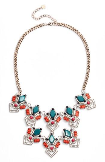 Women's Adia Kibur Stone & Crystal Statement Necklace