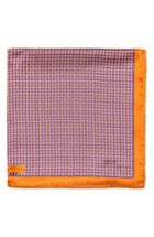 Men's Robert Talbott Dot Silk Pocket Square, Size - Purple