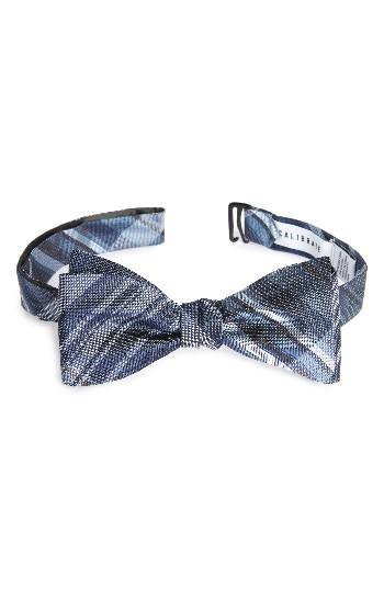 Men's Calibrate College Plaid Silk Blend Bow Tie