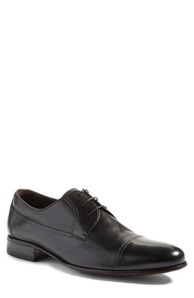 Men's A. Testoni Cap Toe Derby