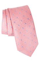 Men's John W. Nordstrom Neat Silk Tie, Size - Pink