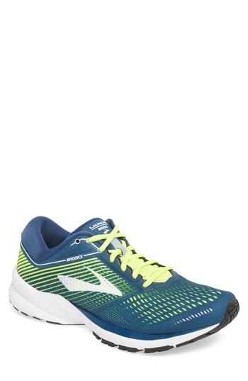 Men's Brooks Launch 5 Running Shoe .5 D - Blue