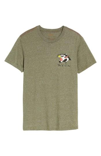 Men's Rvca Panther Graphic T-shirt - Green