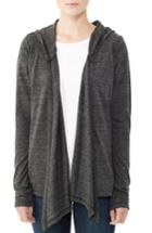 Women's Alternative Hooded Jersey Wrap - Grey