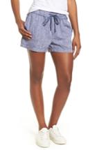 Women's Caslon Linen Shorts, Size - Blue