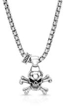 Men's Room101 Skull 'n' Bone Pendant Necklace