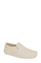 Women's Vans Classic Leather Slip-on Sneaker M - Beige