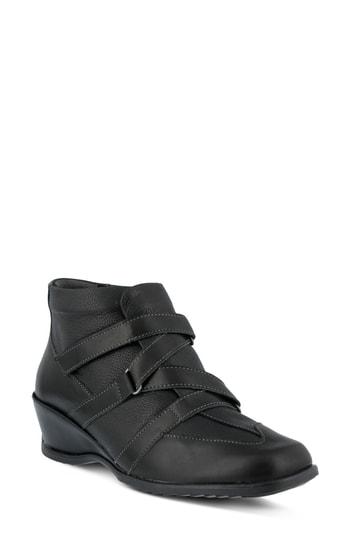 Women's Spring Step Allegra Wedge Bootie Us / 35eu - Black