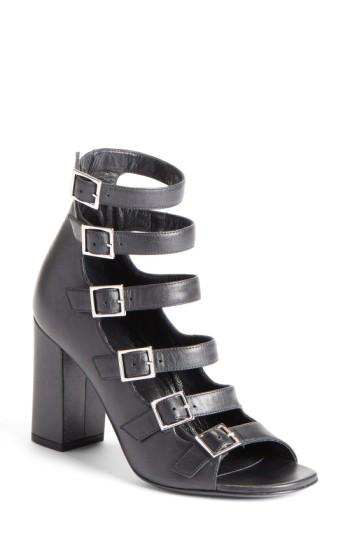 Women's Saint Laurent 'babies' Buckle Strap Sandal Us / 38eu - Black