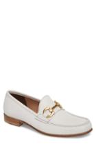 Men's Salvatore Ferragamo Bond Bitted Moc Loafer W - White