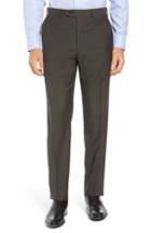 Men's John W. Nordstrom Torino Traditional Fit Flat Front Plaid Wool Trousers