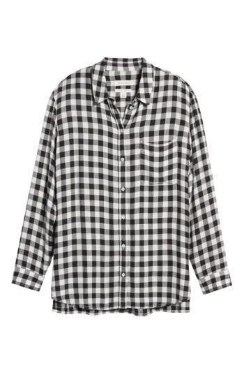 Women's Treasure & Bond Drapey Two-pocket Shirt, Size - Ivory