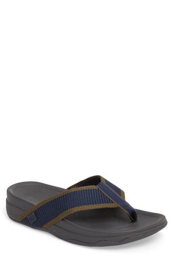Men's Fitflop Surfer Flip Flop M - Blue