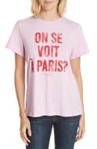 Women's Cinq A Sept See You In Paris Tee - Purple
