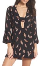 Women's Vix Seychelles Alyssa Caftan Cover-up - Black
