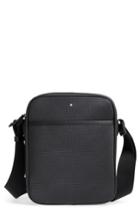 Men's Montblanc Extreme Reporter Leather Bag - Black