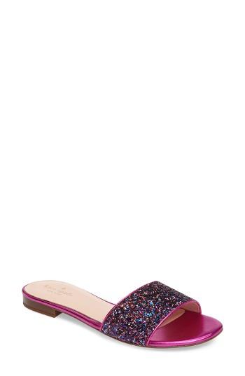 Women's Kate Spade New York Madeline Embellished Slide Sandal M - Purple