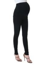 Women's Kimi And Kai Sadie Over The Belly Maternity Denim Leggings - Black