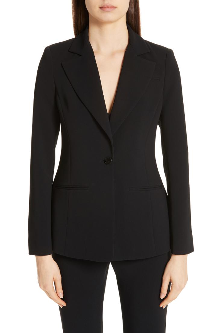 Women's Altuzarra Acacia One Button Jacket Us / 40 Fr - Black