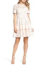Women's Cooper St Enchantment Lace Fit & Flare Dress - Pink