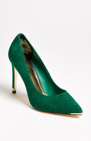 Ted Baker London 'neevo' Pump Green Suede