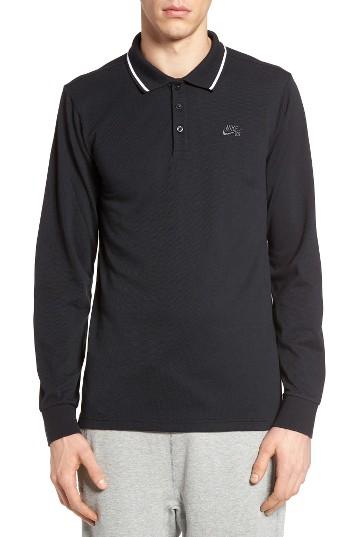 Men's Nike Sb Pique Polo - Black