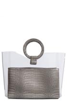 Vince Camuto Clea Faux Leather Tote - Metallic