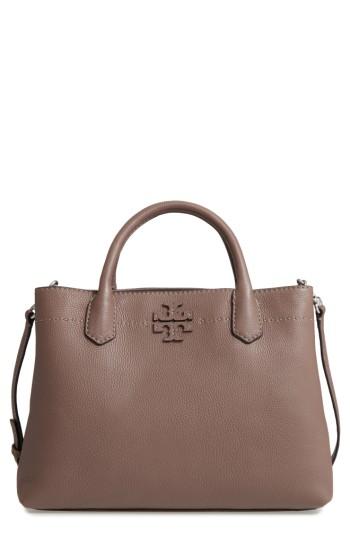 Tory Burch Mcgraw Leather Tote - Pink