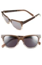 Women's Shwood 'prescott' 52mm Acetate & Wood Polarized Sunglasses -