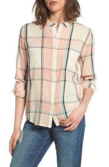 Women's Joe's Genevieve Plaid Shirt - Pink