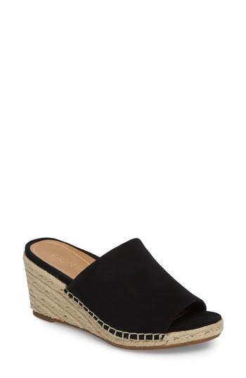 Women's Vionic Kadyn Espadrille Wedge Sandal M - Black