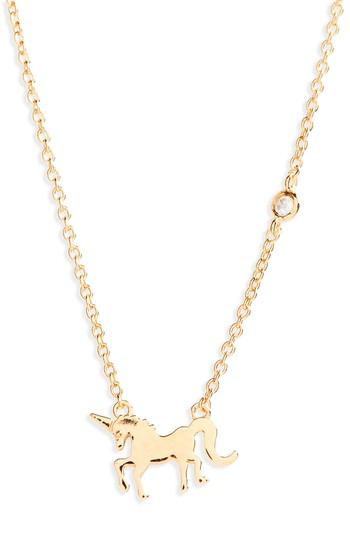 Women's Shy By Se Unicorn Pendant Necklace