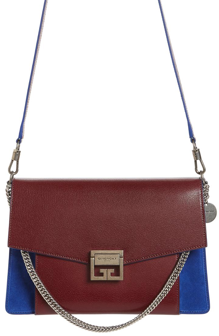 Givenchy Medium Gv3 Leather & Suede Handbag -