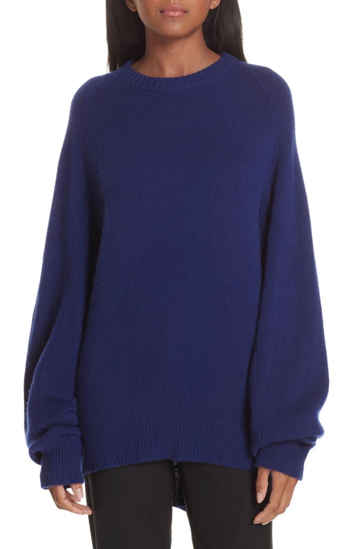 Women's Theory Cashmere Sweater, Size - Blue